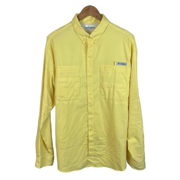BF1248 Men’s Columbia PFG Performance Fishing Gear Vented Button Down Shirt L - Picture 3 of 7